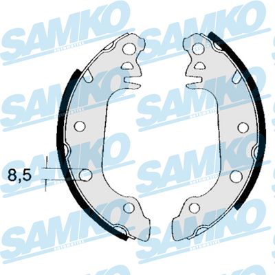 84710 SAMKO Комплект тормозных колодок