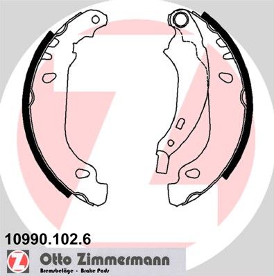 109901026 ZIMMERMANN Комплект тормозных колодок