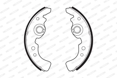 FSB400 FERODO Комплект тормозных колодок