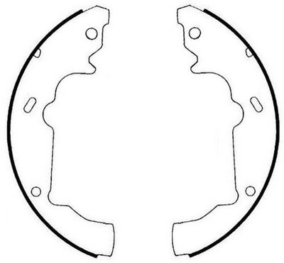 FT0729 FIT Комплект тормозных колодок