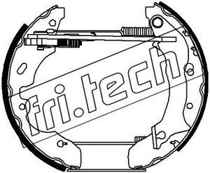 16261 fri.tech. Комплект тормозных колодок