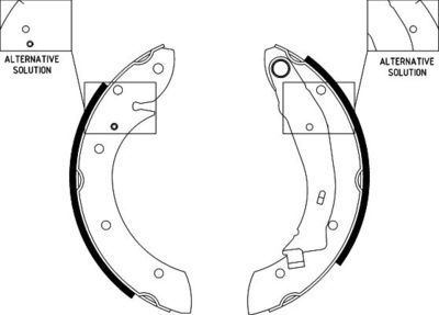 8DB355001831 HELLA Комплект тормозных колодок