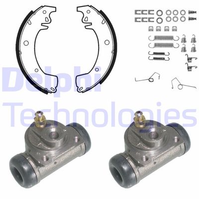 KP773 DELPHI Комплект тормозных колодок