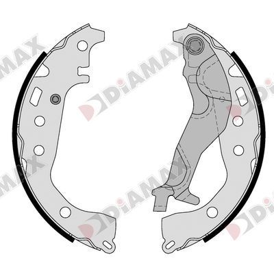 N01413 DIAMAX Комплект тормозных колодок