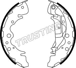 049160 TRUSTING Комплект тормозных колодок