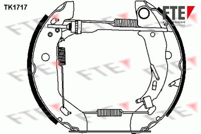 TK1717 FTE Комплект тормозных колодок