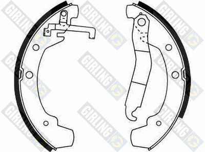 5181509 GIRLING Комплект тормозных колодок