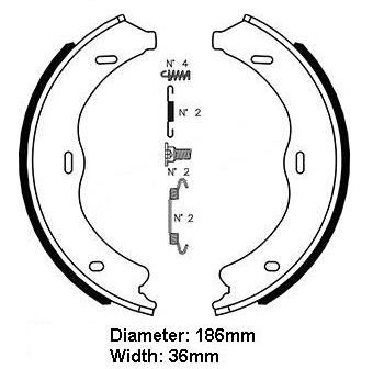 DBS11143A DANAHER Комплект тормозных колодок