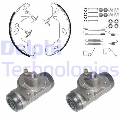 954 DELPHI Комплект тормозных колодок