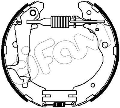 151523 CIFAM Комплект тормозных колодок
