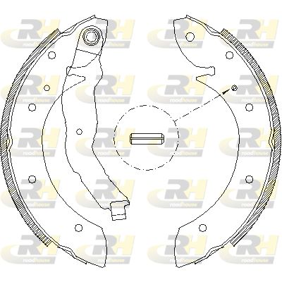 439600 ROADHOUSE Комплект тормозных колодок