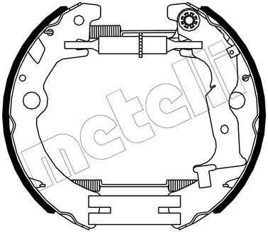 510525 METELLI Комплект тормозных колодок