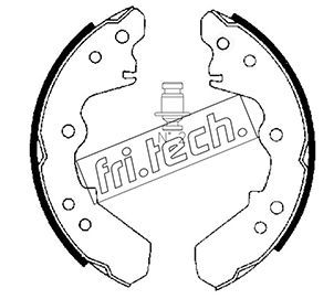 1047358 fri.tech. Комплект тормозных колодок