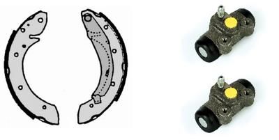 H61064 BREMBO Комплект тормозных колодок