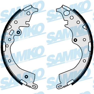 81035 SAMKO Комплект тормозных колодок