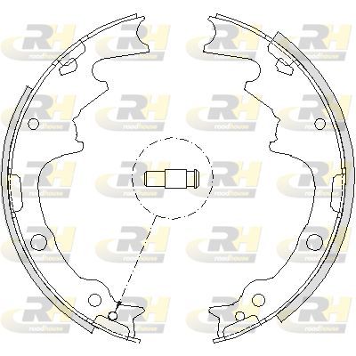 418801 ROADHOUSE Комплект тормозных колодок