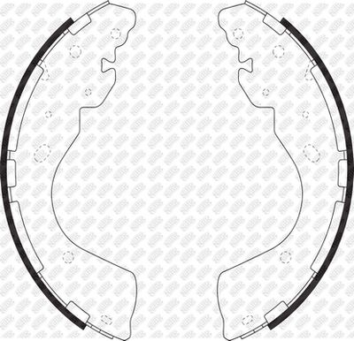 FN0637 NiBK Комплект тормозных колодок