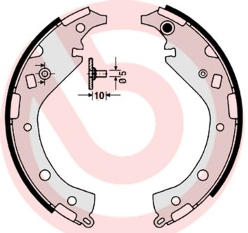 S83549 BREMBO Комплект тормозных колодок