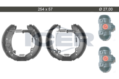 79KT0079C ICER Комплект тормозных колодок