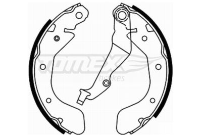 TX2193 TOMEX Brakes Комплект тормозных колодок