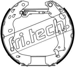 16301 fri.tech. Комплект тормозных колодок