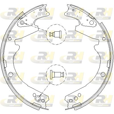 442401 ROADHOUSE Комплект тормозных колодок