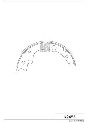 K2453 MK Kashiyama Комплект тормозных колодок