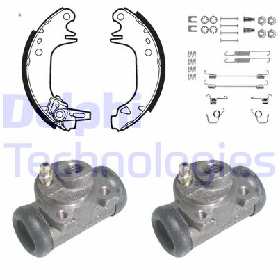 KP648 DELPHI Комплект тормозных колодок