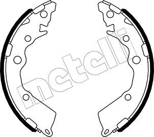 530588 METELLI Комплект тормозных колодок