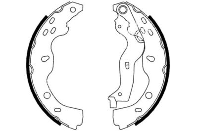 090652 E.T.F. Комплект тормозных колодок