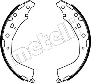 530447 METELLI Комплект тормозных колодок