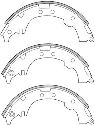 FT1198 FIT Комплект тормозных колодок