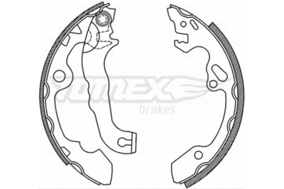 TX2092 TOMEX Brakes Комплект тормозных колодок
