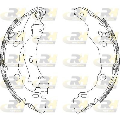 415201 ROADHOUSE Комплект тормозных колодок