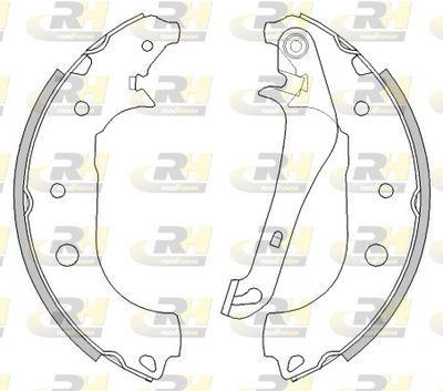 429500 ROADHOUSE Комплект тормозных колодок