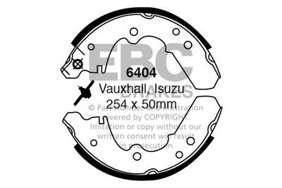 6404 EBC Brakes Комплект тормозных колодок