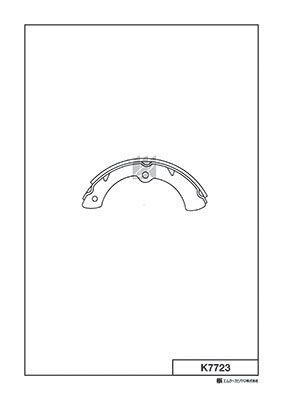 K7723 MK Kashiyama Комплект тормозных колодок