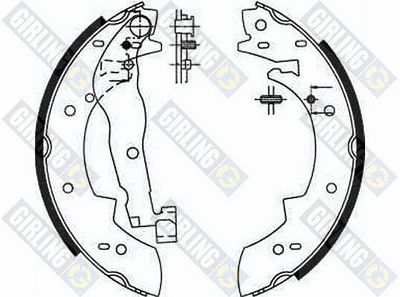 5161901 GIRLING Комплект тормозных колодок