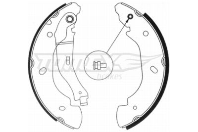 TX2094 TOMEX Brakes Комплект тормозных колодок