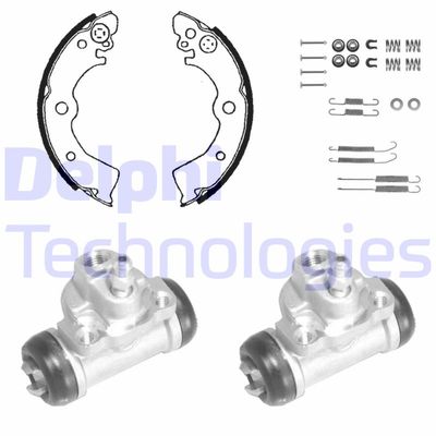 916 DELPHI Комплект тормозных колодок