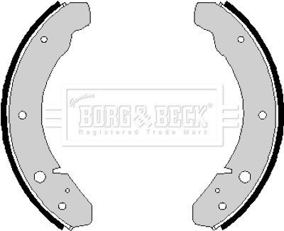 BBS6141 BORG & BECK Комплект тормозных колодок
