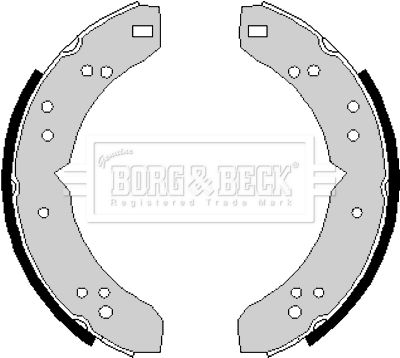 BBS6150 BORG & BECK Комплект тормозных колодок