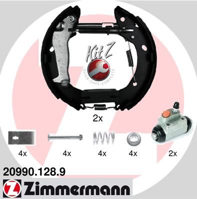 209901288 ZIMMERMANN Комплект тормозных колодок