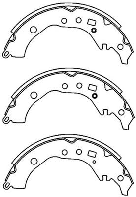 FT0945 FIT Комплект тормозных колодок