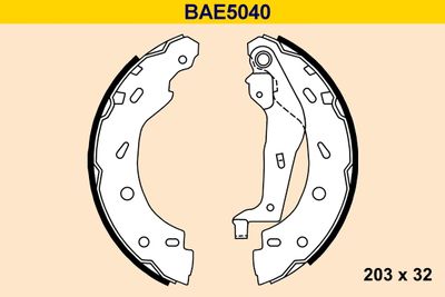 BAE5040 BARUM Комплект тормозных колодок