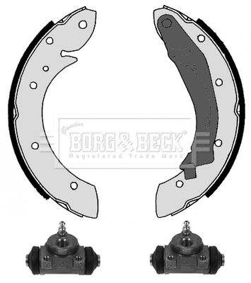 BBS1046K BORG & BECK Комплект тормозных колодок