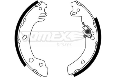 TX2322 TOMEX Brakes Комплект тормозных колодок