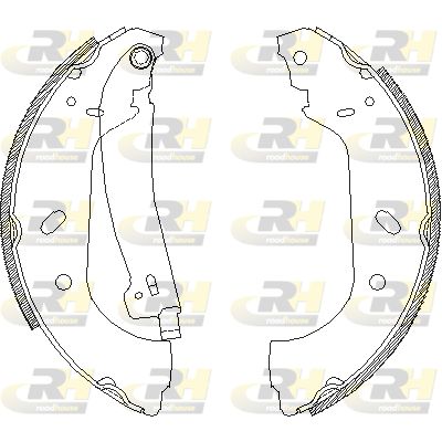 441701 ROADHOUSE Комплект тормозных колодок