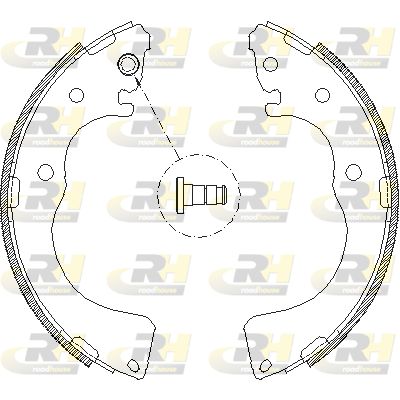 417100 ROADHOUSE Комплект тормозных колодок