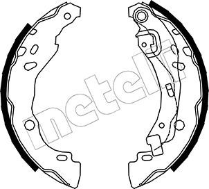 530359 METELLI Комплект тормозных колодок